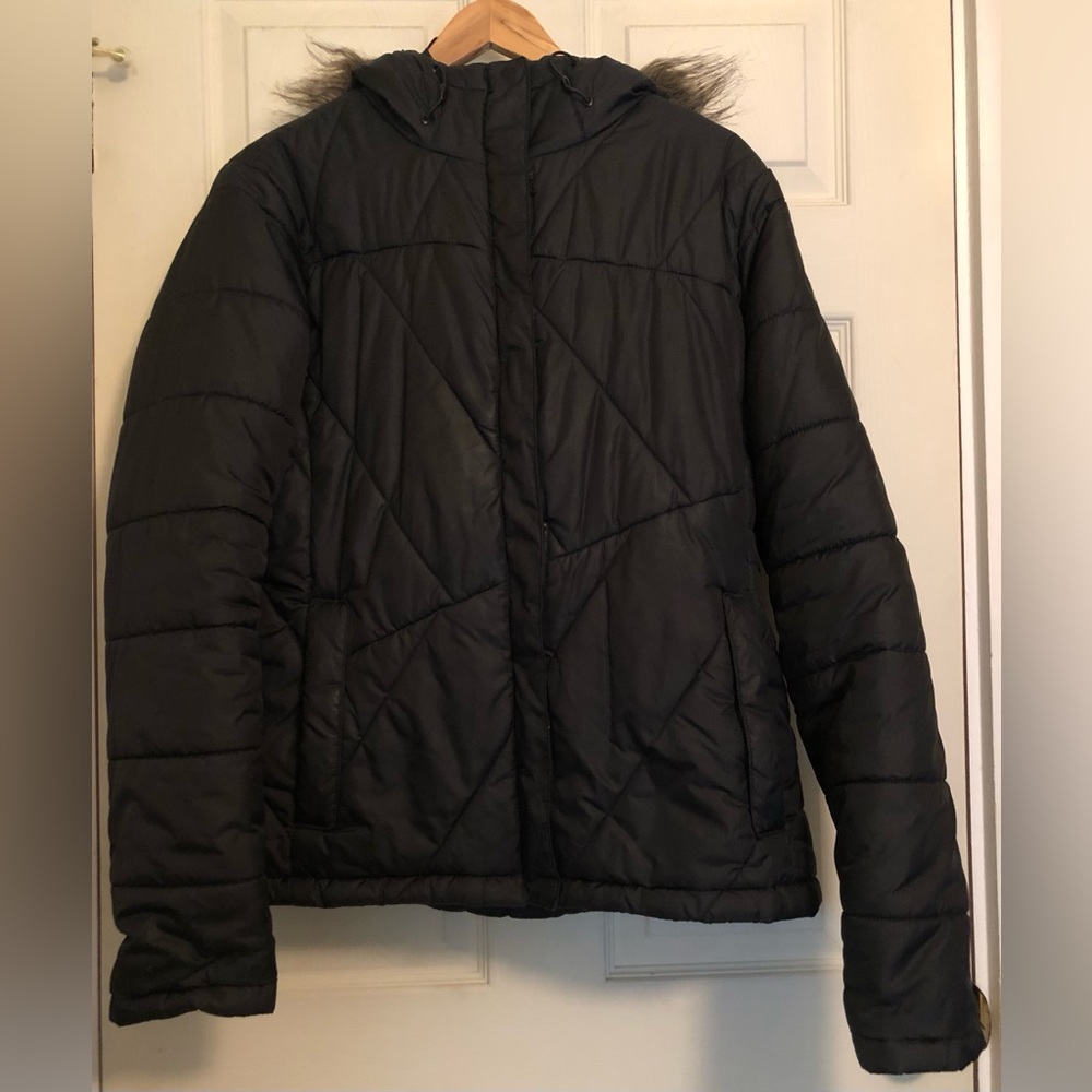 Columbia Women’s Puffer Jacket XL Fur Trim